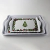 melamine christmas serving tray